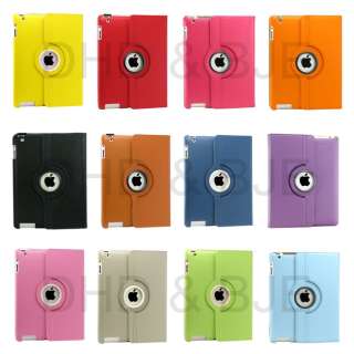   Rotating Magnetic Leather Case Smart Cover Stand Choose from 12 Color