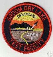 AREA 51 GROOM DRY LAKE PATCH   GDL02  