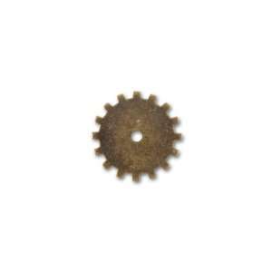   : 19mm Antique Brass Solid Gear Embellishment: Arts, Crafts & Sewing
