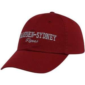  Hampden Sydney College Tigers Garnet Batters Up Adjustable Hat Sports