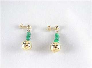 Emerald Necklace & Earring Set 56ct14k 18 List $979  