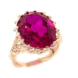   Synthetic Ruby Ring   Size 5.5   Finger Sizes 5 to 12 Available