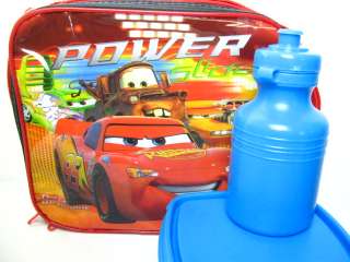 Disney Cars Mcqueen 95, Mater (lunch bag & bottle)  