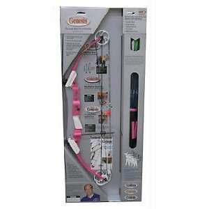  Genesis Mini Bow Kit, Left Handed, Pink: Sports & Outdoors
