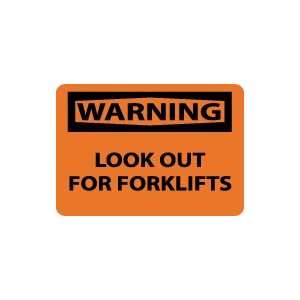  OSHA WARNING Lookout For Fork Lifts Safety Sign: Home 