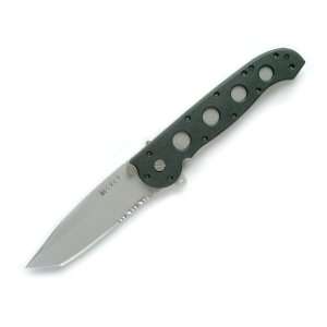  CRKT Carson M16 14Z Combo Edge Tanto AUS 4 Stainless Steel 