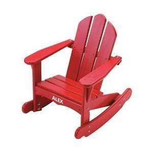  Childs Adirondack Rocking Chair in Red: Baby