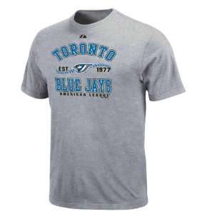  Toronto Blue Jays Dial It Up Heather Grey Youth T Shirt 