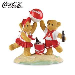  Lifes A Ball With Coke Teddy Bear Figurine