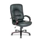 Lorell LLR60338   Lorell Woodbridge Series Executive High Back Chair