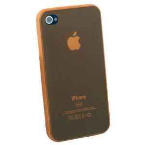   Supper Thin 0.35mm 3.5g Slim Case for iPhone 4G (Orange) Electronics