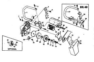 HOMELITE Chain saw Carburetor chamber Parts  Model UT10045 