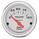 Auto Meter 4427 Ultra Lite Short Sweep Electric Oil Pressure Gauge