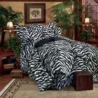 Kimlor Zebra Bed in a Bag Comforter Set   Queen Size