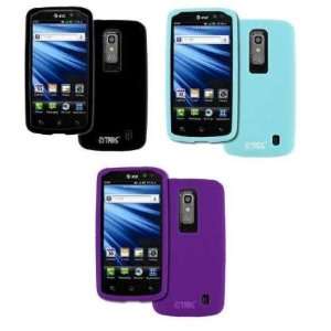  EMPIRE LG Nitro HD 3 Pack of Silicone Skin Case Covers 