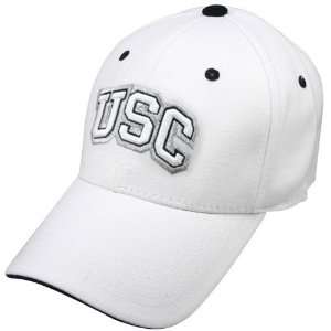   Top of the World USC Trojans White Knight 1Fit Hat