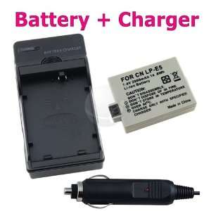   FOR CANON EOS Rebel T1i XSi XS LP E5 BATTERY+CHARGER