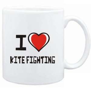 Mug White I love Kite Fighting  Sports  Sports 