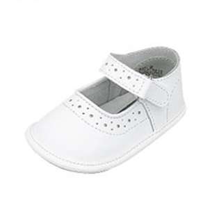 Infant Baby Girls White Mary Jane Style Soft Sole Shoes Size 4  IM 