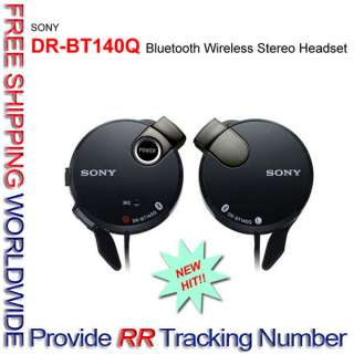 SONY DR BT140Q Bluetooth Wireless Stereo Headset BLACK Color * Free 