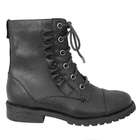 Nina Shoes Spice Black Lace Up Combat Boots Toddler Girls 8M