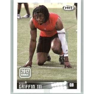   Card # 47 Robert Griffin III RC Baylor (RC   Rookie Card)  Sage Hit