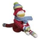 Colonial Candle Genuine Monkeez Gabby Sock Monkey in Red   13 Inches