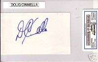 DOUG CINNELLA Signed Autograph Index Card COA  
