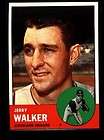 1963 TOPPS 413 JERRY WALKER INDIANS PSA 8  