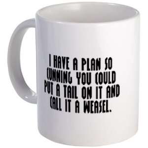 Cunning Plan Funny Mug by  