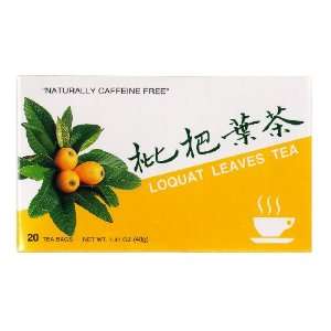 Loquat Leaves Tea, 20 Teabags: Grocery & Gourmet Food