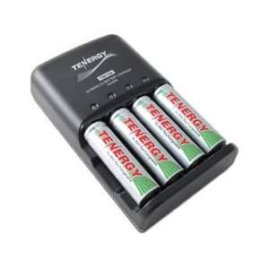  TN159 4 Bay AA AAA Battery Charger & 4 NiMH AA Batteries 