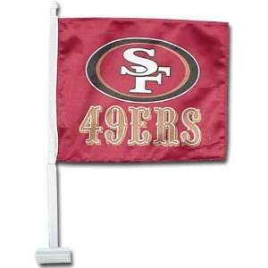 San Francisco 49ers Car Flag:  Sports & Outdoors