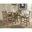 Hillsdale Charleston 5 Piece Round Counter Height Dining Table Set 