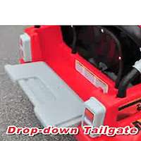 tailgate always keep what you need at hand with the convenient storage 