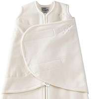 HALO SleepSack Swaddle in Microfleece Wearable Blanket   Cream (Small 