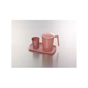   Case Of 12 32oz Water Sets   Mauve, Pitcher Water Set, Yes, 32.000, No