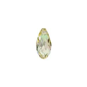   11mm Briolette Pendant Crystal Luminous Green Arts, Crafts & Sewing