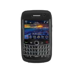  Silicone Case for Blackberry Bold 9700   Black Cell 