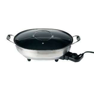 Deni 8340 Stainless Steel Electric Skillet, 12 in x 14.5 inch at  