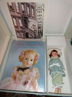 Madame Alexander AN AMERICAN LEGEND   MIB with backdrop and book   LE 