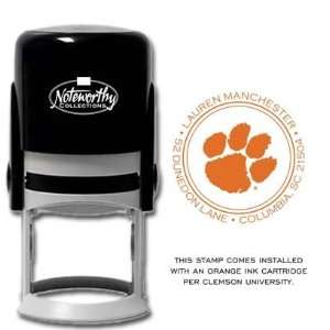 Noteworthy Collections   College Stampers (Clemson Paw Circular Stamp 