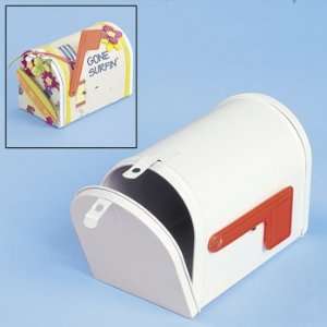  One White Tinplate Mailbox Toys & Games