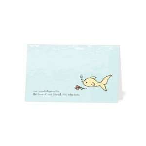  Sympathy Greeting Cards   Fish Memorial By Magnolia Press 