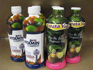 EACH   PRO VITAMIN COMPLETE & FRUTA VIDA   6 bottles  