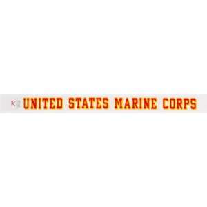  United States Marine Corps Long Window Decal Automotive