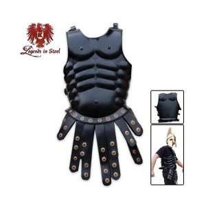  Medieval Black Coated Front/Back Muscled Cuirass Sports 
