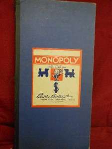 Vintage 1930s Monopoly Game Board  