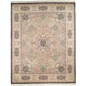   V3 Hand knotted Ivory Wool Area Rug, 9 Feet by 12 Feet: Home & Kitchen