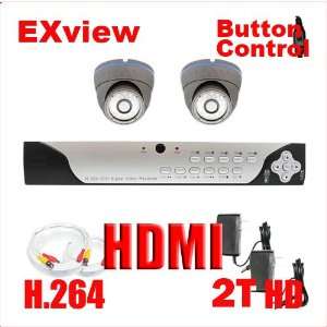  Complete 4 Channel CCTV Real Time HDMI DVR (2T HD 